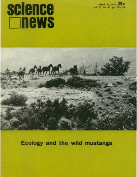 cover of March 27, 1971 issue of Science News