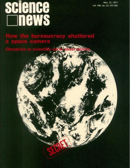 the cover of the November 11, 1971 issue of Science News