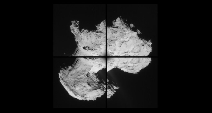 comet 67P mosaic