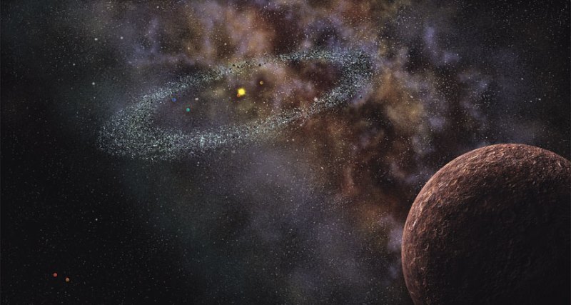 An artist's illustration of Planet X