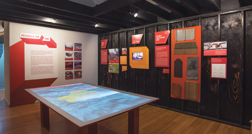 Designing for Disaster exhibit at National Building Museum