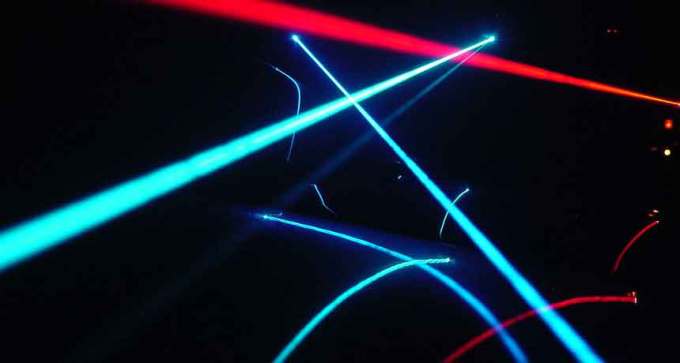 laser light