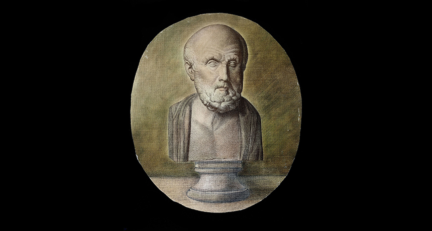 Hippocrates engraving