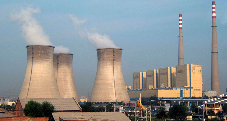 coal plant in Beijing