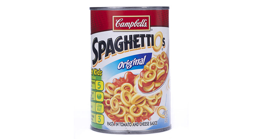 can of SpaghettiOs