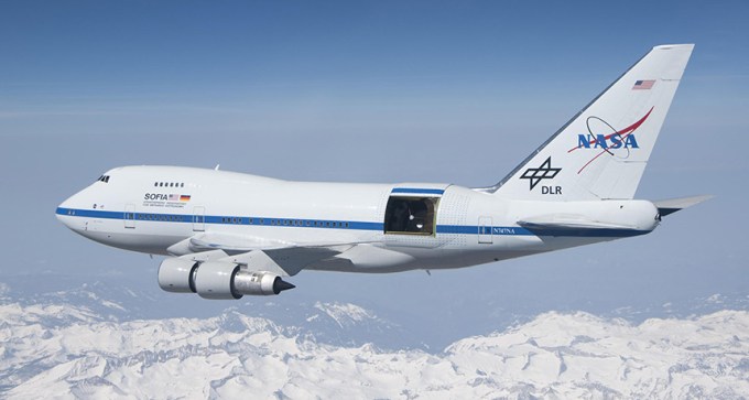 SOFIA test flight