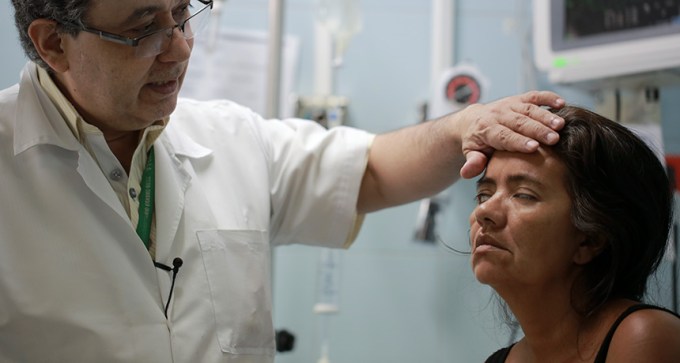 A patient with Guillain-Barré syndrome in Colombia