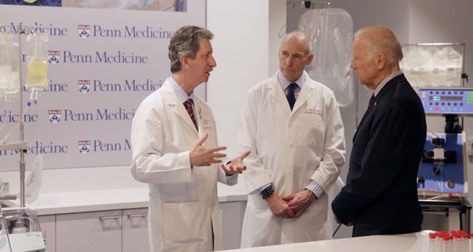 Biden with doctors