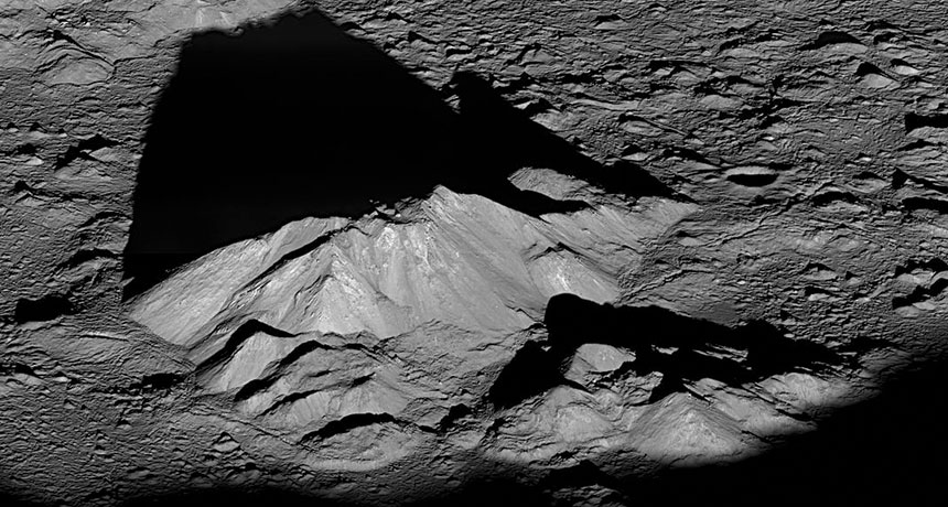 mountains near Tycho Crater