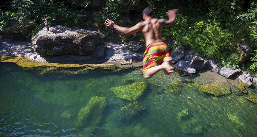 swimming hole in Oregon