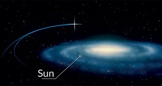illustration of binary star PB 3877