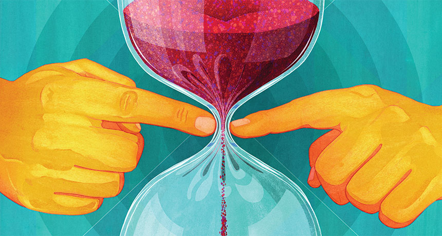 hour glass illustration