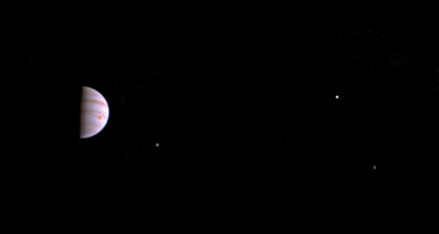 Jupiter and its moons