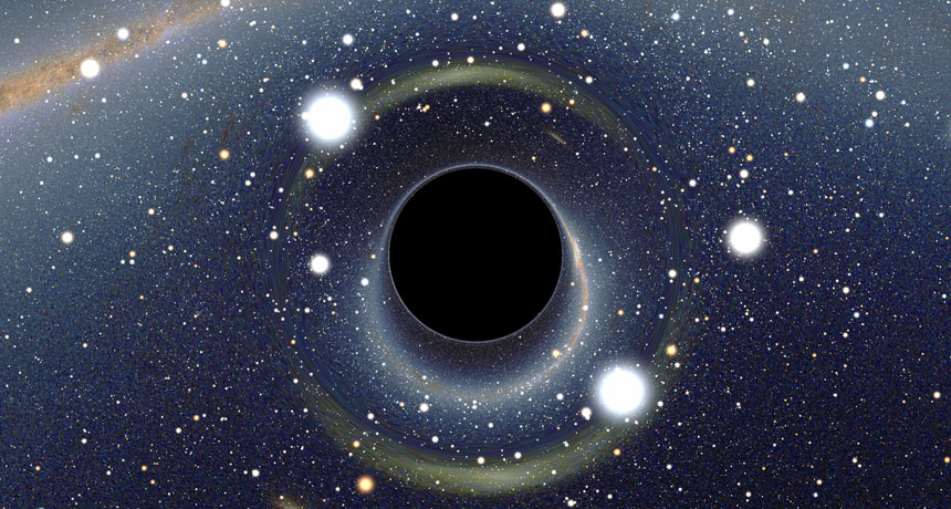 illustration of black holes