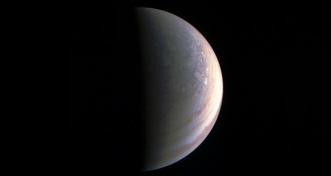 Jupiter's north pole