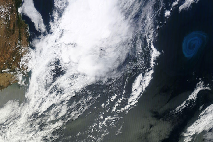 southern Atlantic eddy