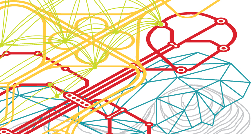 illustration of a network