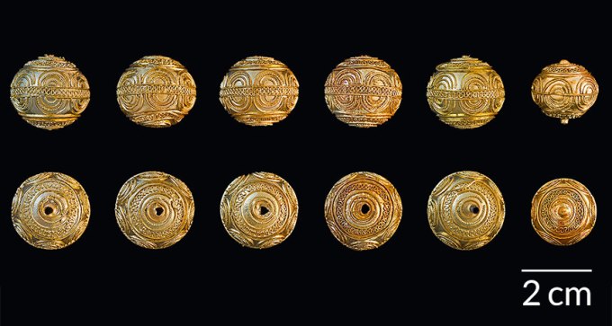 Iron Age gold spheres