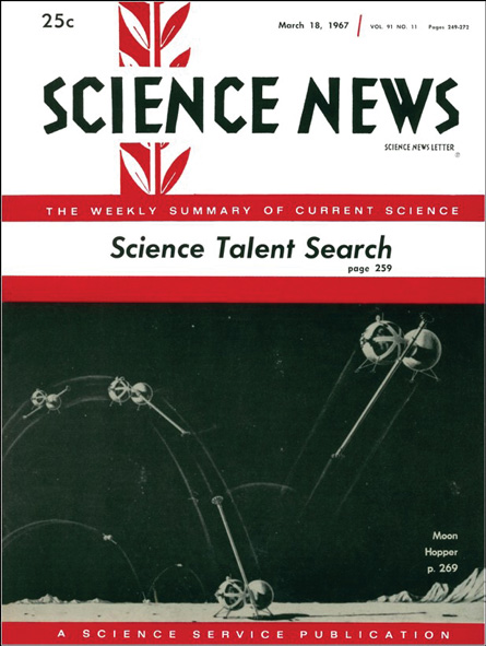 Science News cover from March 18, 1967