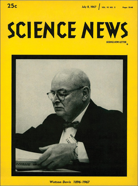 Cover of Science News  for July 8, 1967
