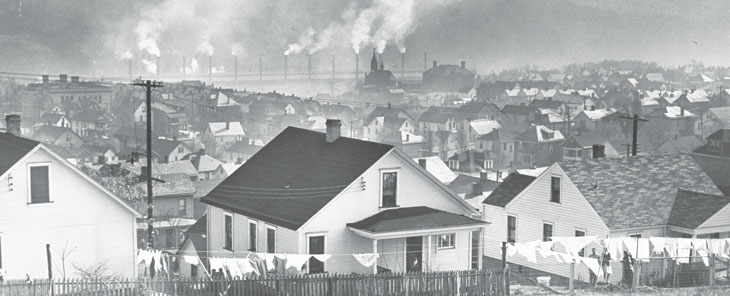smog in Donora, PA. 70 years ago