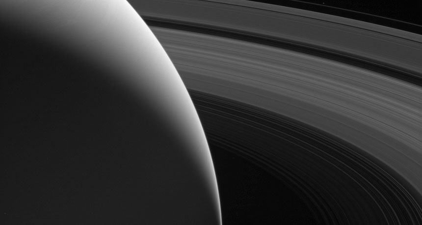 Saturn’s rings again