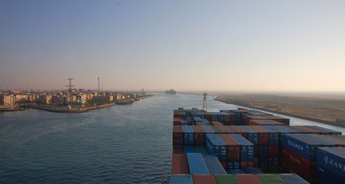 Suez shipping canal