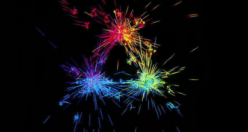 illustration of quarks