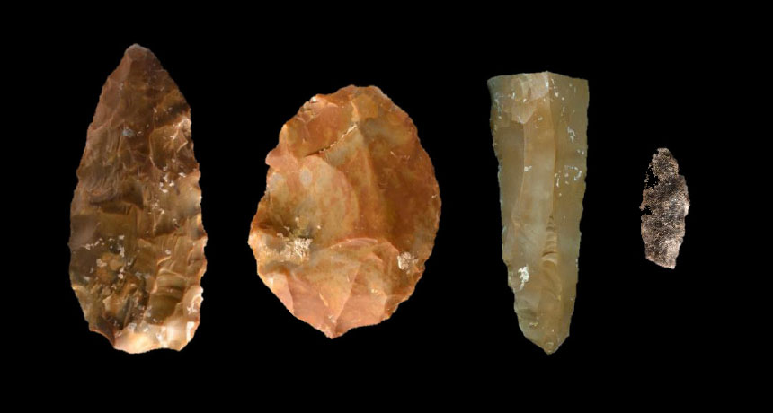 spearpoints from Texas