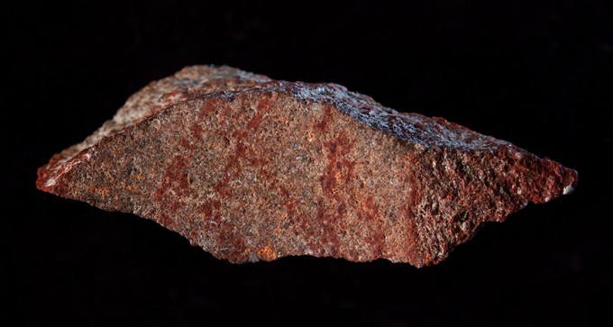 rock with ancient drawing