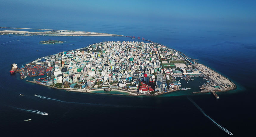 island nation of Maldives