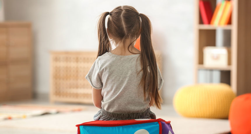 child looking antisocial