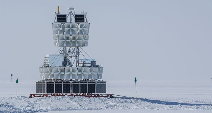 ANITA experiment in Antarctica