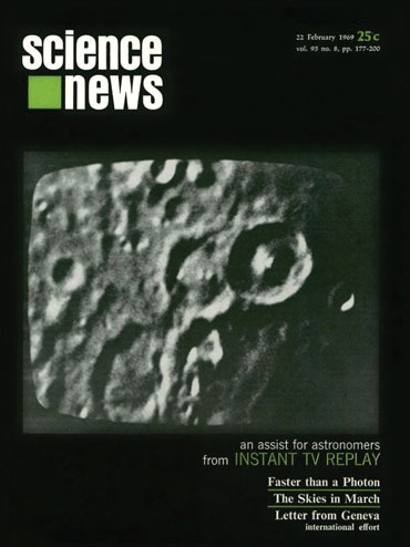 Science News cover from February 22, 1969