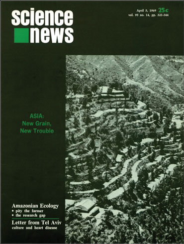 Science News cover from April 5, 1969