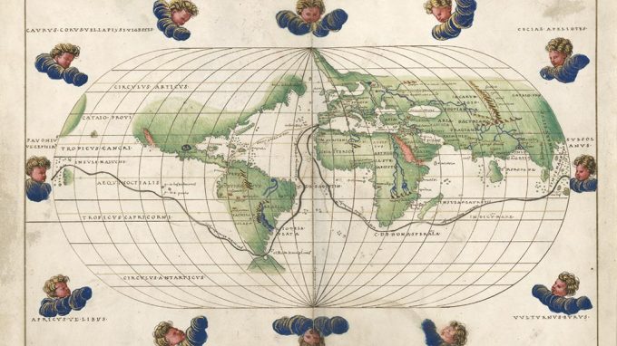 map of Magellan's route