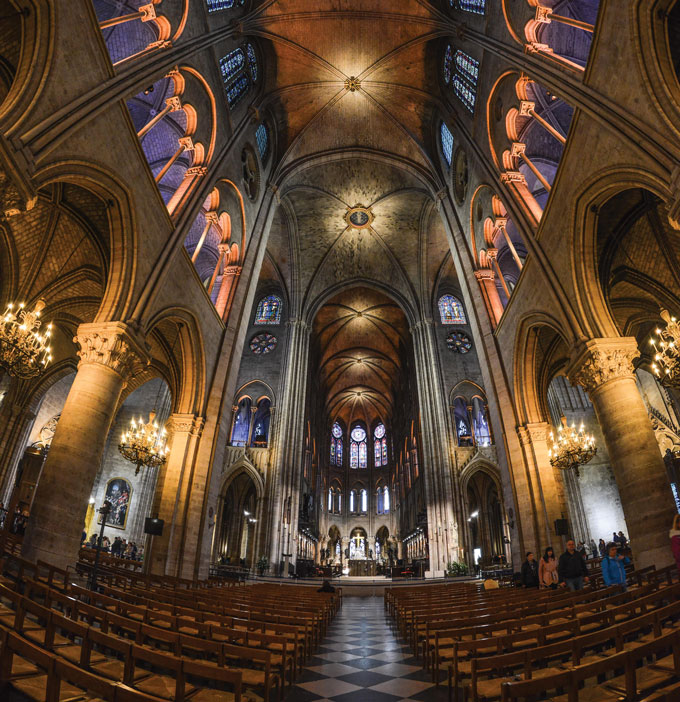Notre Dame de Paris interior