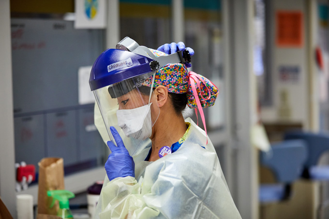 Nurse at a hospital in St. Louis