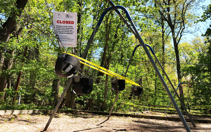 Closed Arlington playground