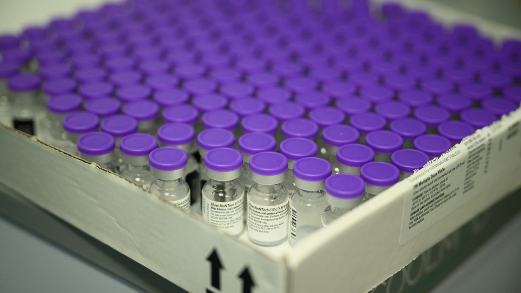 coronavirus vaccine vials