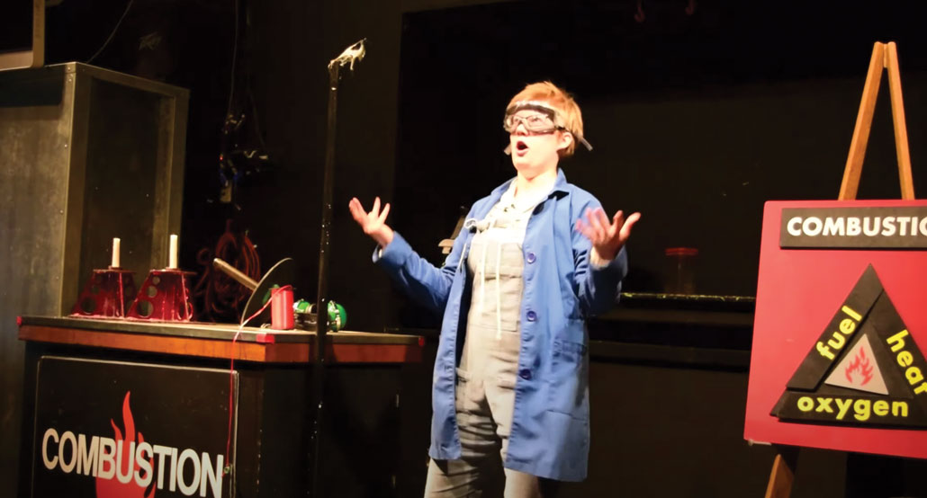 a screen capture from a video about Combustion